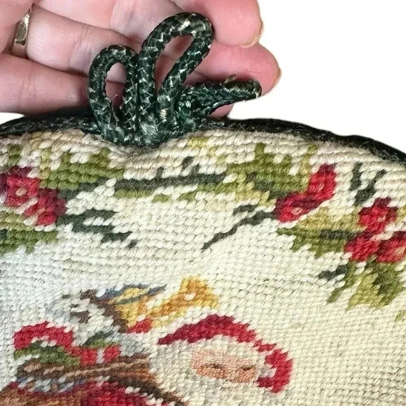 Santa Claus Embroidery Vintage Tea Coffee Pot Cover - Picture 3 of 5